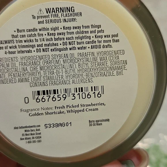 Nwt Strawberry Poundcake - Picture 2 of 3